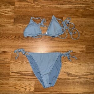 Pacsun Blue Gray Bikini Set
